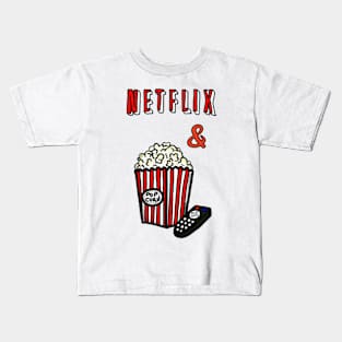 NETFLIX / POPCORN Chill Kids T-Shirt